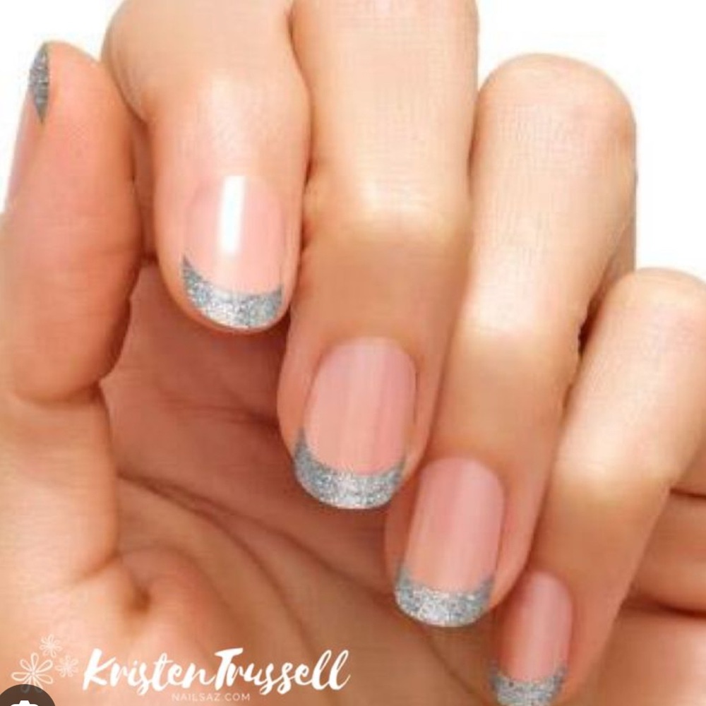 Color Street Diamond District French Manicure Nail Polish Strips